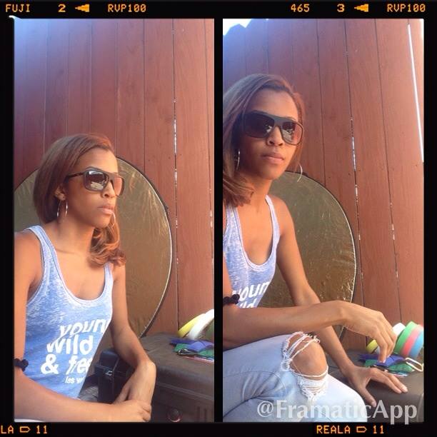 Melanie Martin on Set Short Film Hollywood Actress