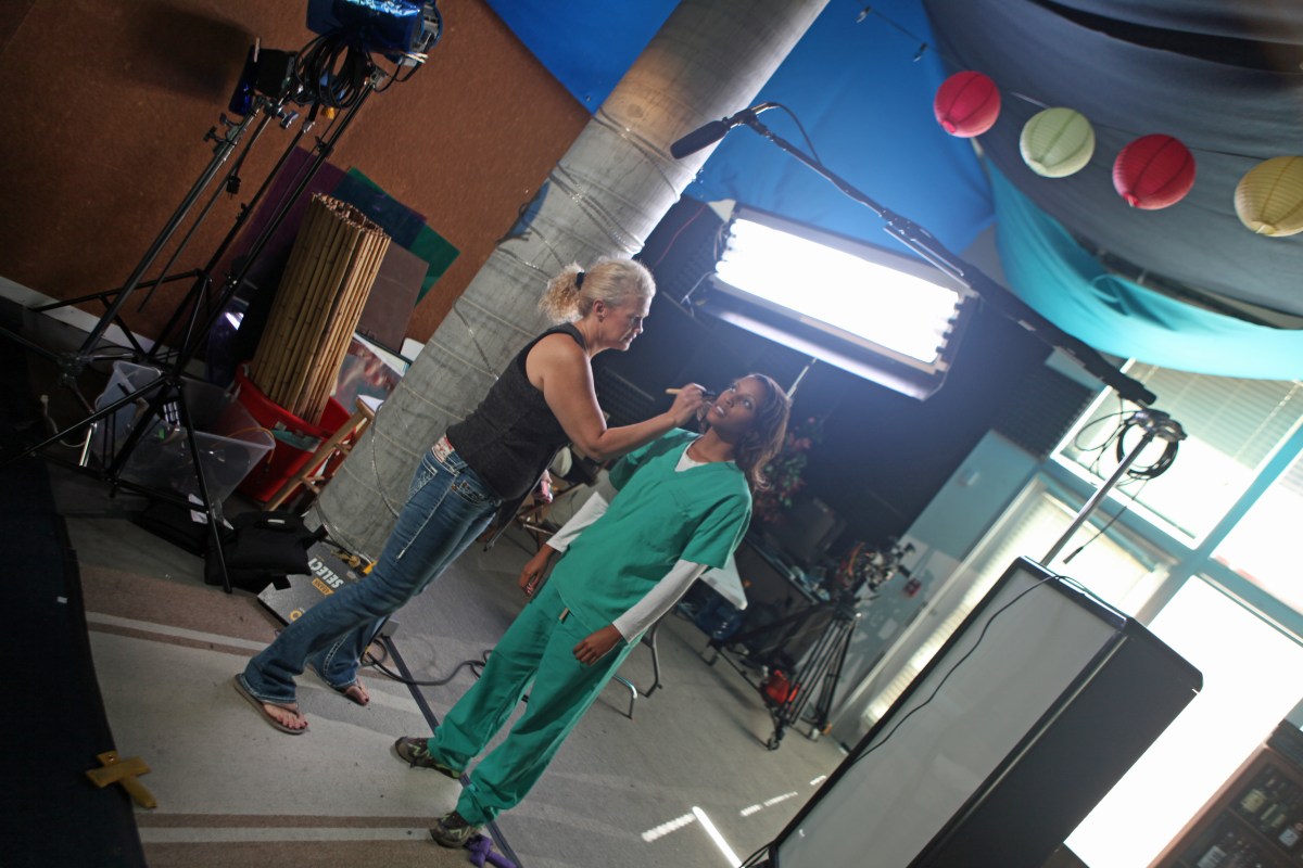 Melanie Martin on Set Short Film Hollywood Actress On Set Shooting